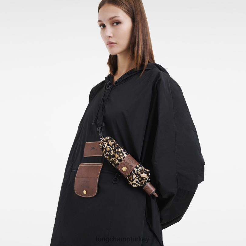 Longchamp X D'heygere Aksesuarlar panter baskı erkekler şemsiye NJPBL966
