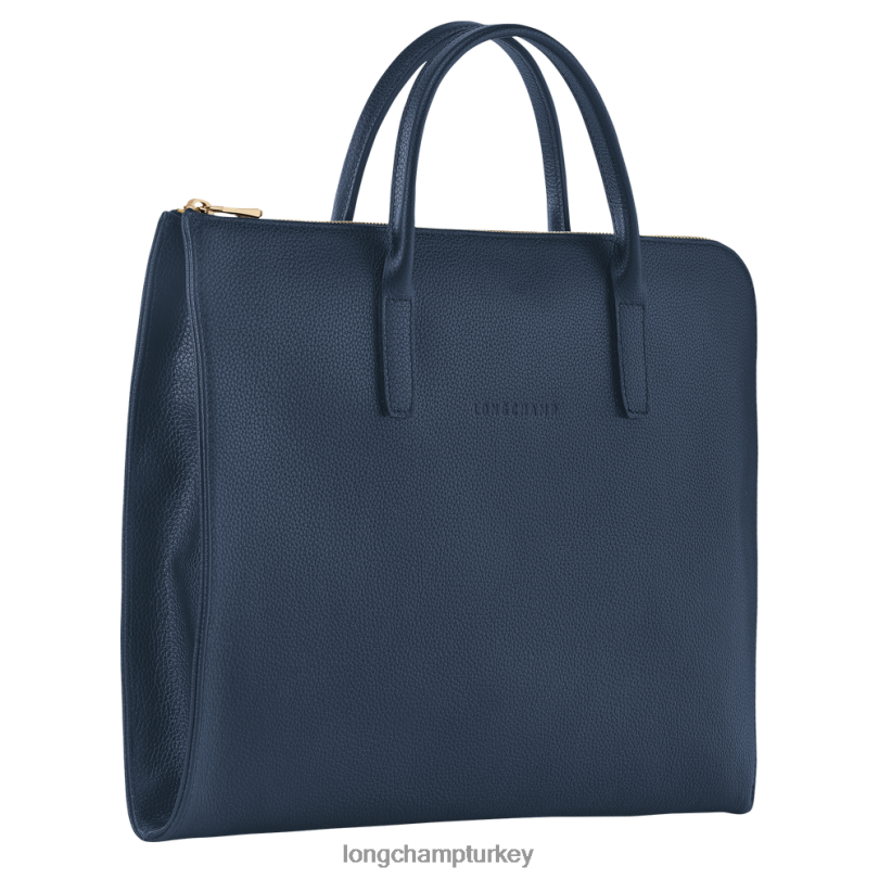 Longchamp çanta Donanma erkekler le foulonne evrak çantası NJPBL474