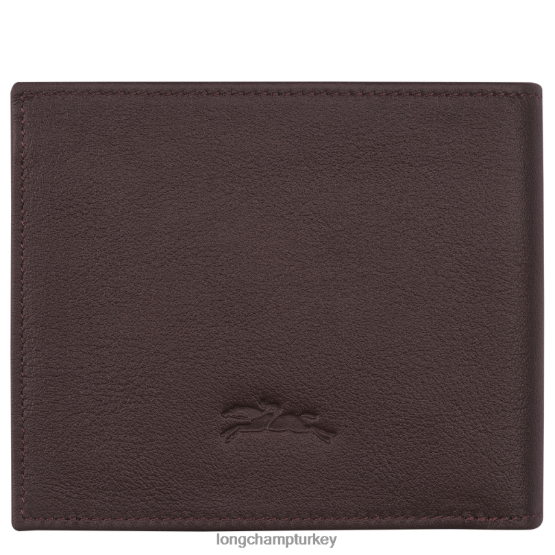 Longchamp deri ürünleri mocha erkekler sur seine cüzdan NJPBL1128