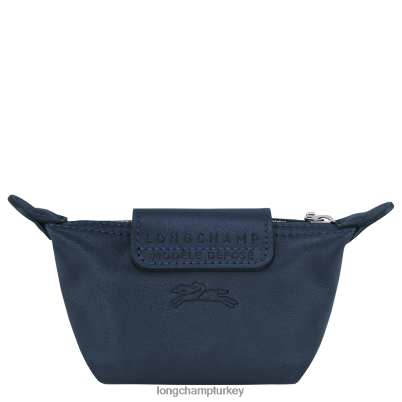 Longchamp deri ürünleri Donanma erkekler le pliage xtra bozuk para cüzdanı NJPBL547