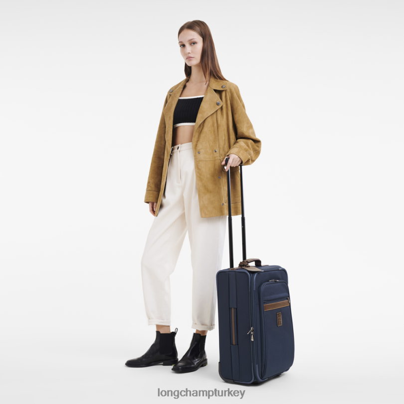 Longchamp çanta mavi erkekler boxford bavul NJPBL851