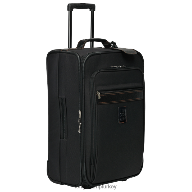 Longchamp çanta siyah erkekler boxford bavul NJPBL849