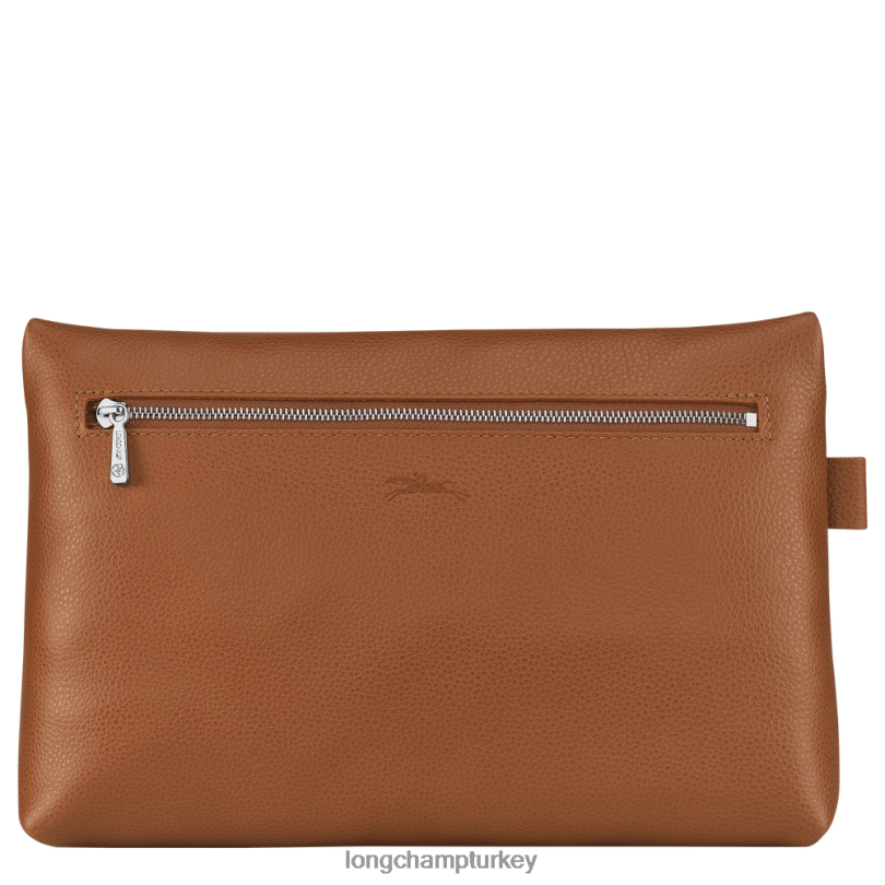Longchamp çanta karamel erkekler le foulonne tuvalet çantası NJPBL822