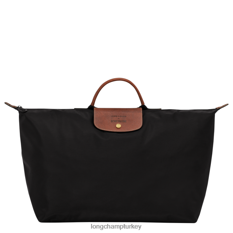 Longchamp X D'heygere çanta siyah erkekler seyahat çantası / sırt çantası NJPBL832