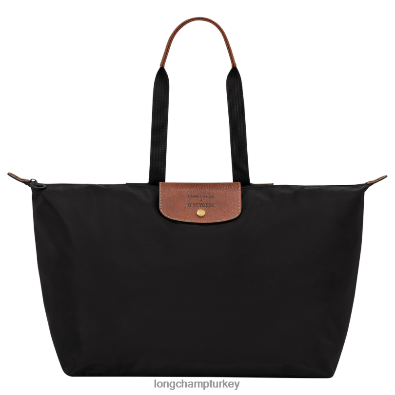 Longchamp X D'heygere çanta siyah erkekler seyahat çantası / sırt çantası NJPBL832