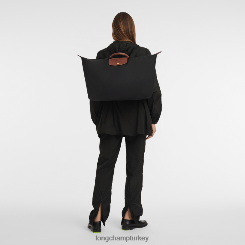 Longchamp X D'heygere çanta siyah erkekler seyahat çantası / sırt çantası NJPBL832