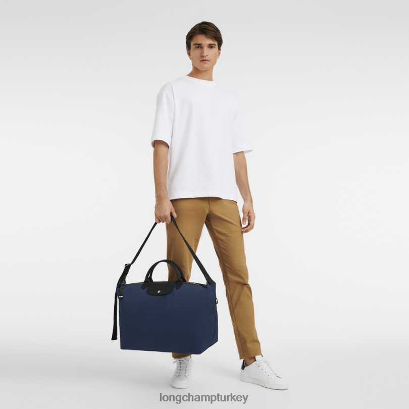 Longchamp çanta Donanma erkekler le pliage enerji seyahat çantası NJPBL781