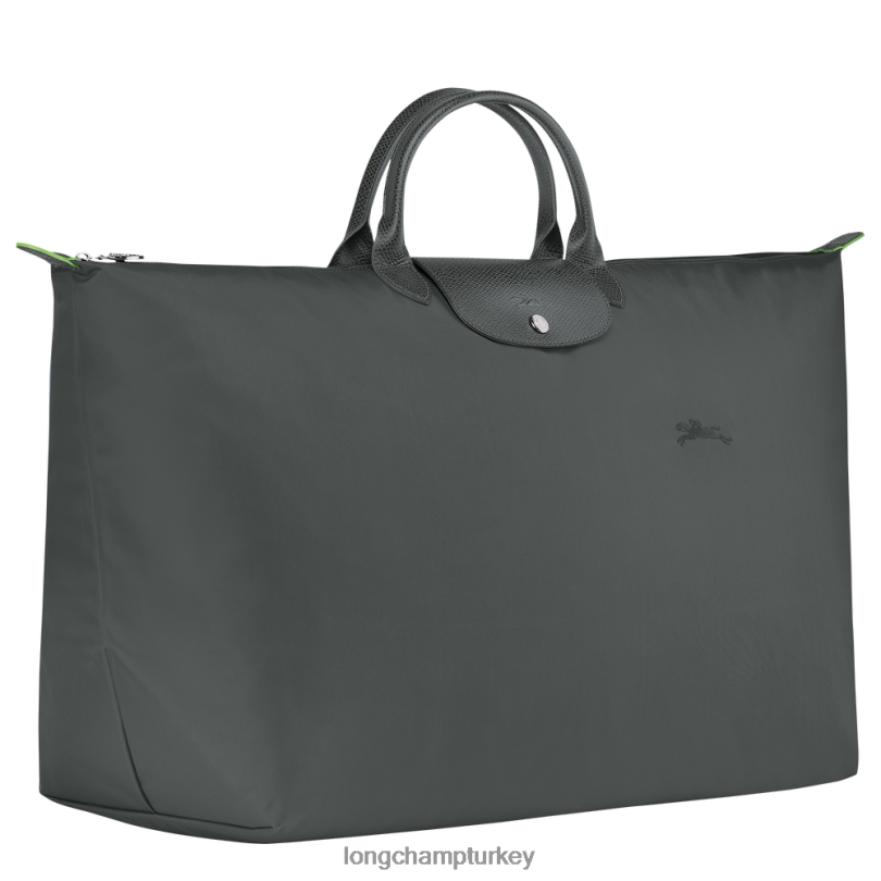 Longchamp çanta grafit erkekler le pliage yeşil seyahat çantası NJPBL796