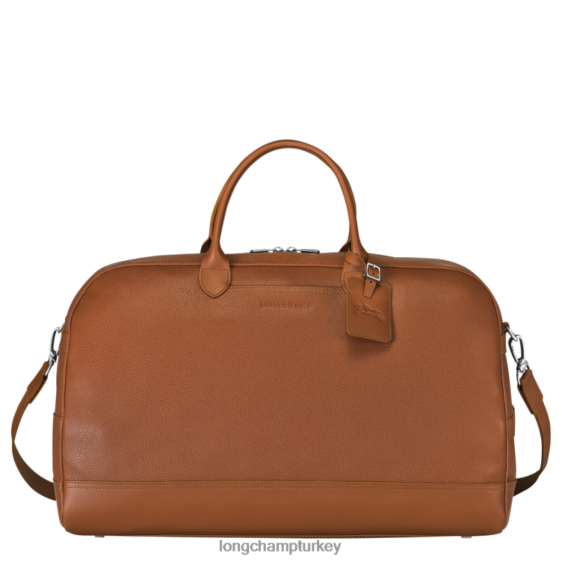 Longchamp çanta karamel erkekler le foulonne seyahat çantası NJPBL825