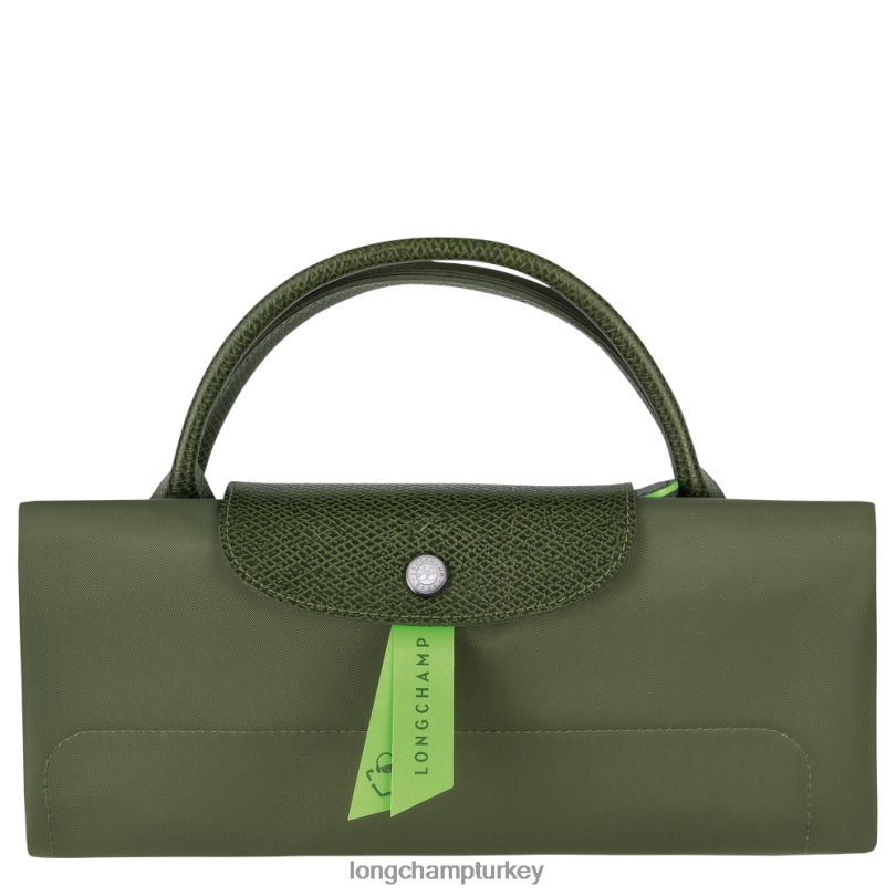 Longchamp çanta orman erkekler le pliage yeşil seyahat çantası NJPBL794