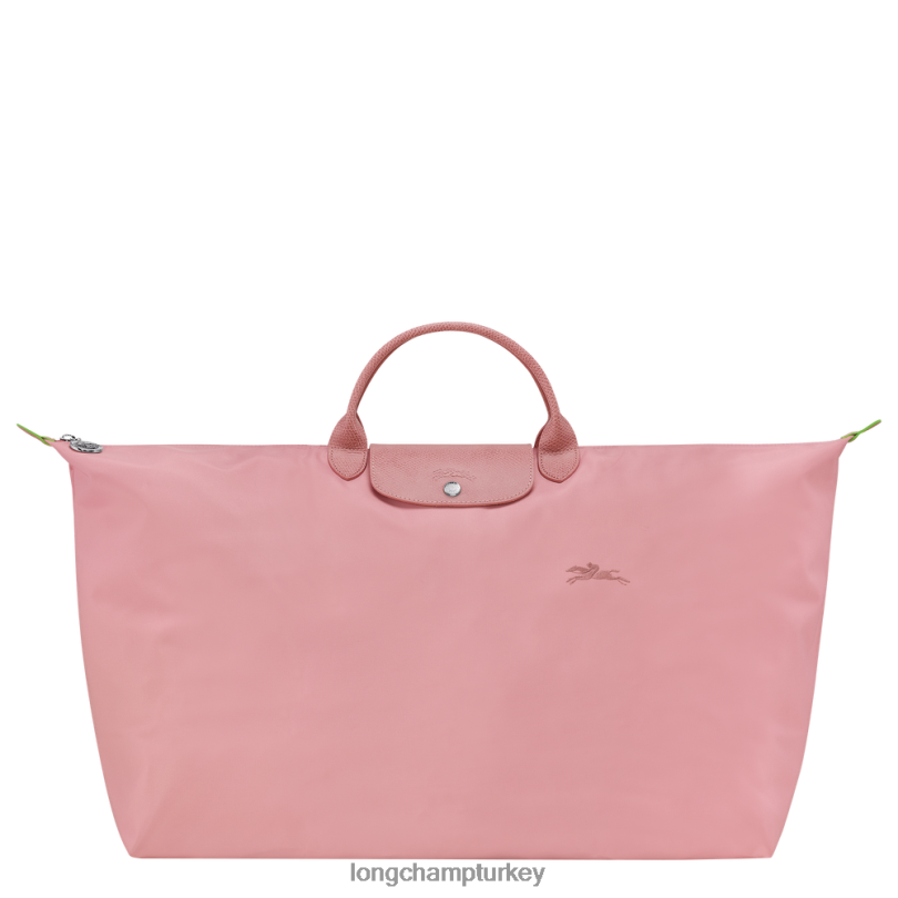 Longchamp çanta petal pembe erkekler le pliage yeşil seyahat çantası NJPBL799