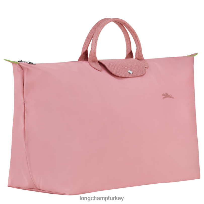 Longchamp çanta petal pembe erkekler le pliage yeşil seyahat çantası NJPBL799
