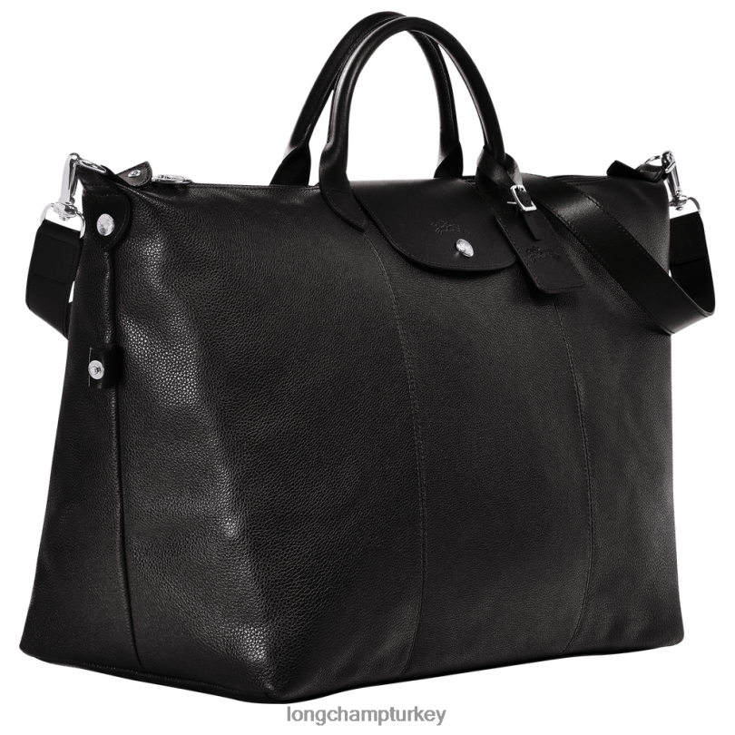 Longchamp çanta siyah erkekler le foulonne seyahat çantası NJPBL830