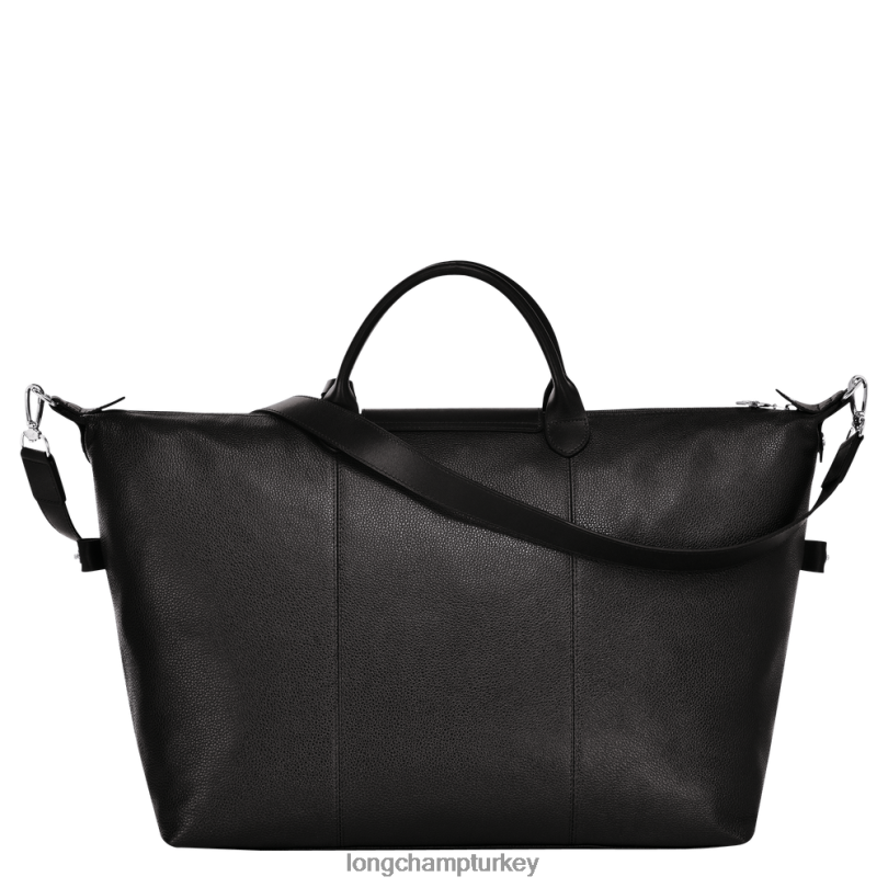 Longchamp çanta siyah erkekler le foulonne seyahat çantası NJPBL830