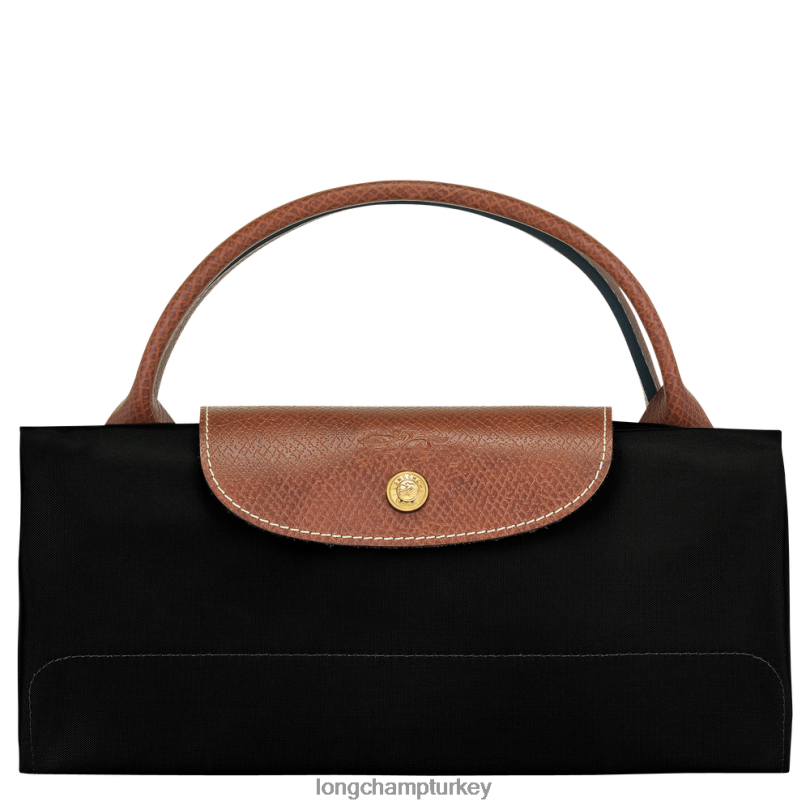 Longchamp çanta siyah erkekler le pliage orijinal seyahat çantası NJPBL812