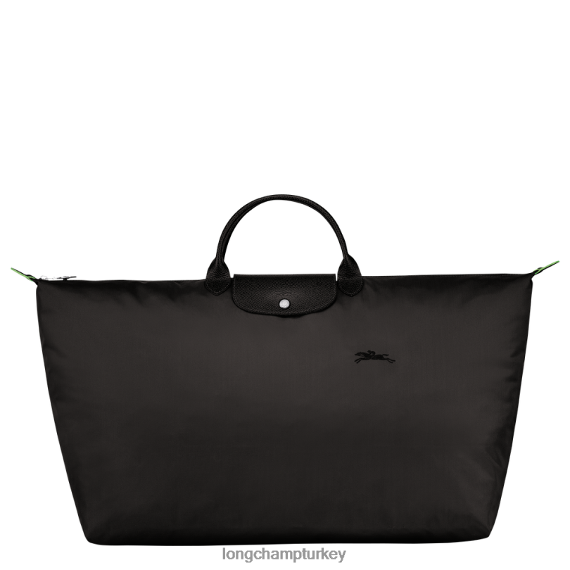 Longchamp çanta siyah erkekler le pliage yeşil seyahat çantası NJPBL793