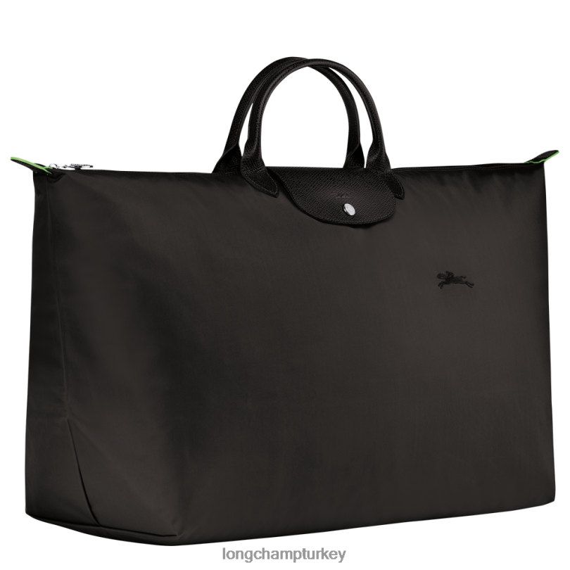 Longchamp çanta siyah erkekler le pliage yeşil seyahat çantası NJPBL793