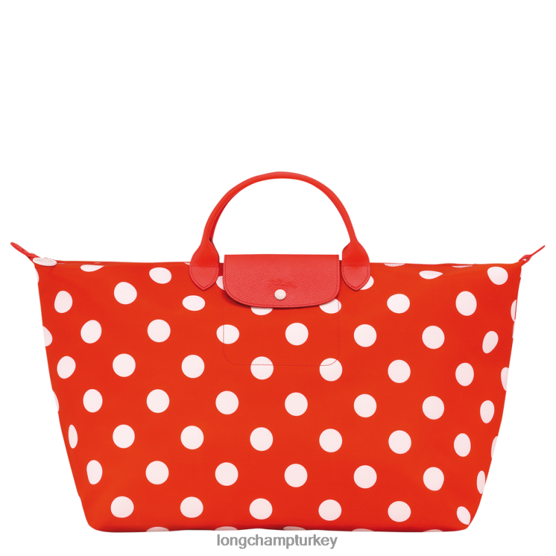 Longchamp çanta turuncu erkekler le pliage koleksiyonu seyahat çantası NJPBL782