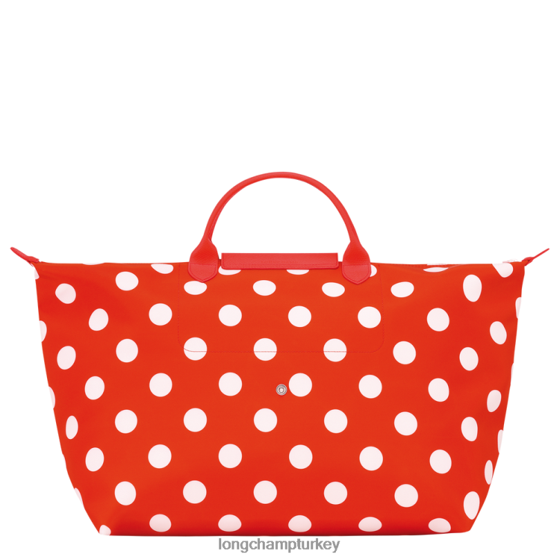 Longchamp çanta turuncu erkekler le pliage koleksiyonu seyahat çantası NJPBL782
