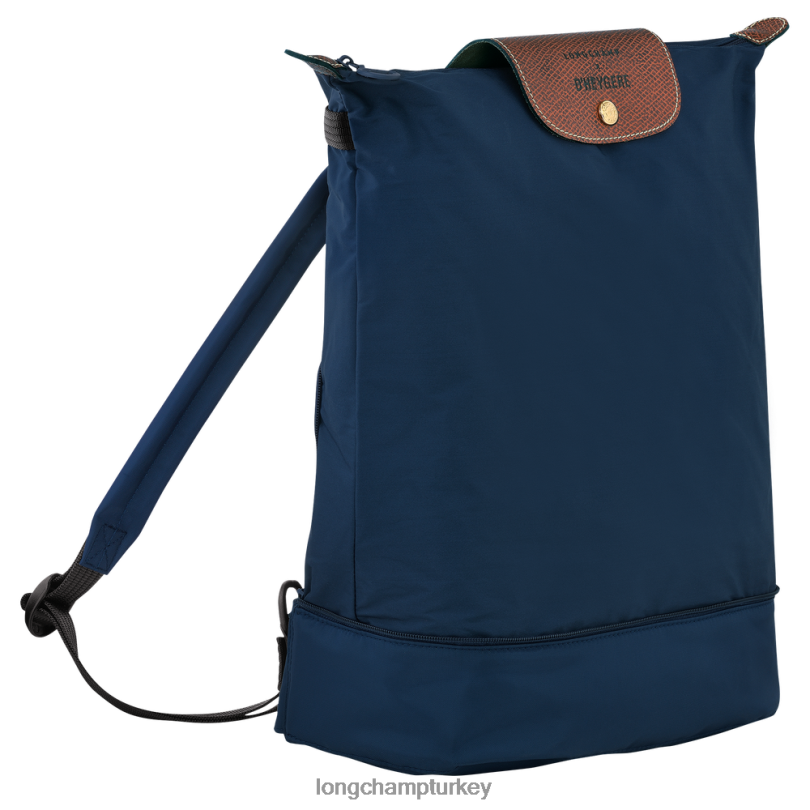 Longchamp X D'heygere çanta Donanma kadınlar Çapraz askılı çanta/sırt çantası NJPBL326