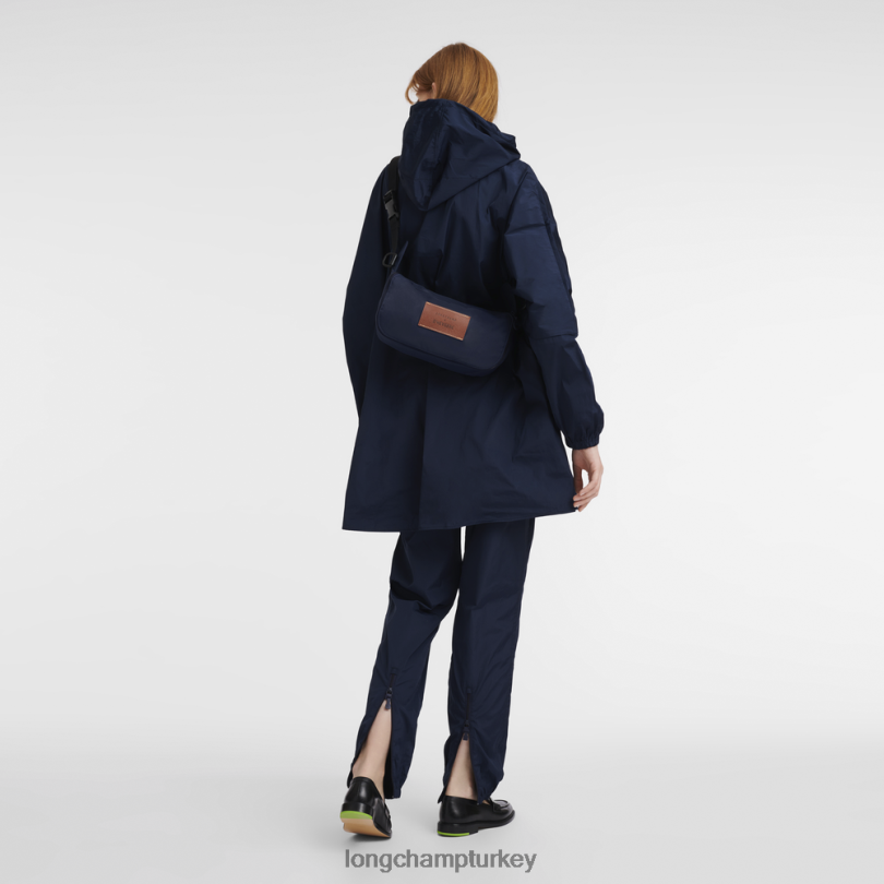 Longchamp X D'heygere çanta Donanma kadınlar Çapraz askılı çanta/sırt çantası NJPBL326
