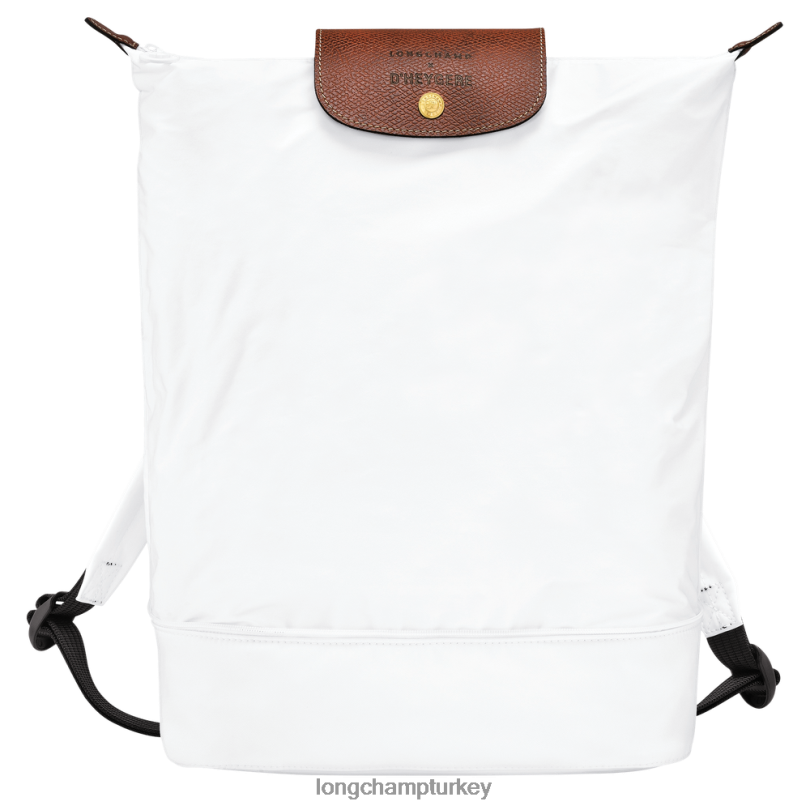 Longchamp X D'heygere çanta beyaz kadınlar Çapraz askılı çanta/sırt çantası NJPBL324