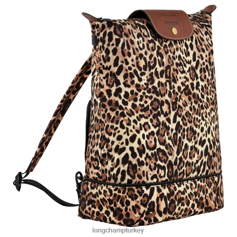 Longchamp X D'heygere çanta panter baskı kadınlar Çapraz askılı çanta/sırt çantası NJPBL322