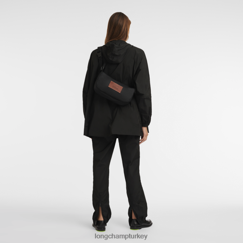 Longchamp X D'heygere çanta siyah kadınlar Çapraz askılı çanta/sırt çantası NJPBL323