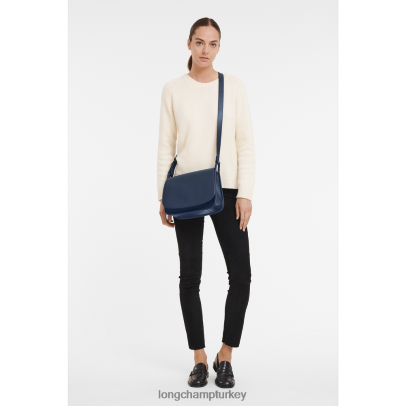 Longchamp çanta Donanma kadınlar le foulonne çapraz çanta NJPBL287