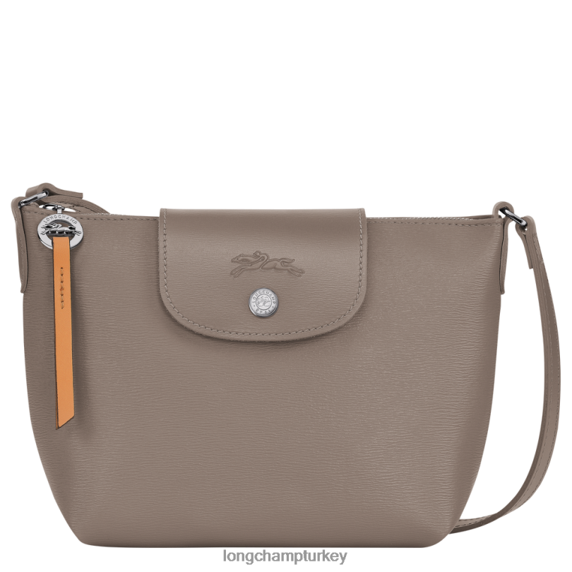 Longchamp çanta boz kahverengi kadınlar le pliage city çapraz askılı çanta NJPBL224