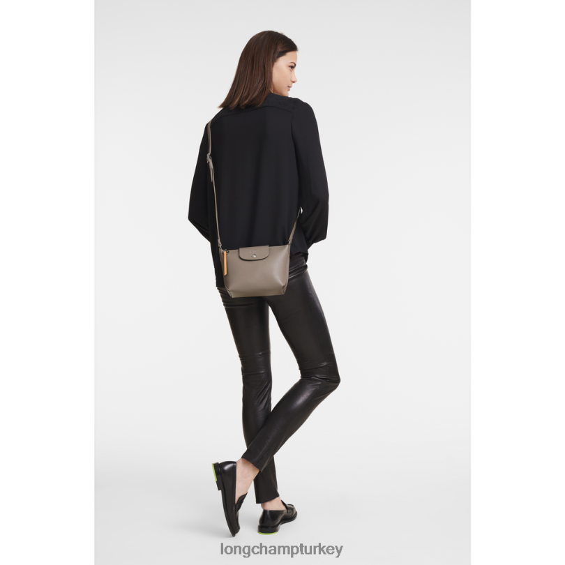 Longchamp çanta boz kahverengi kadınlar le pliage city çapraz askılı çanta NJPBL224
