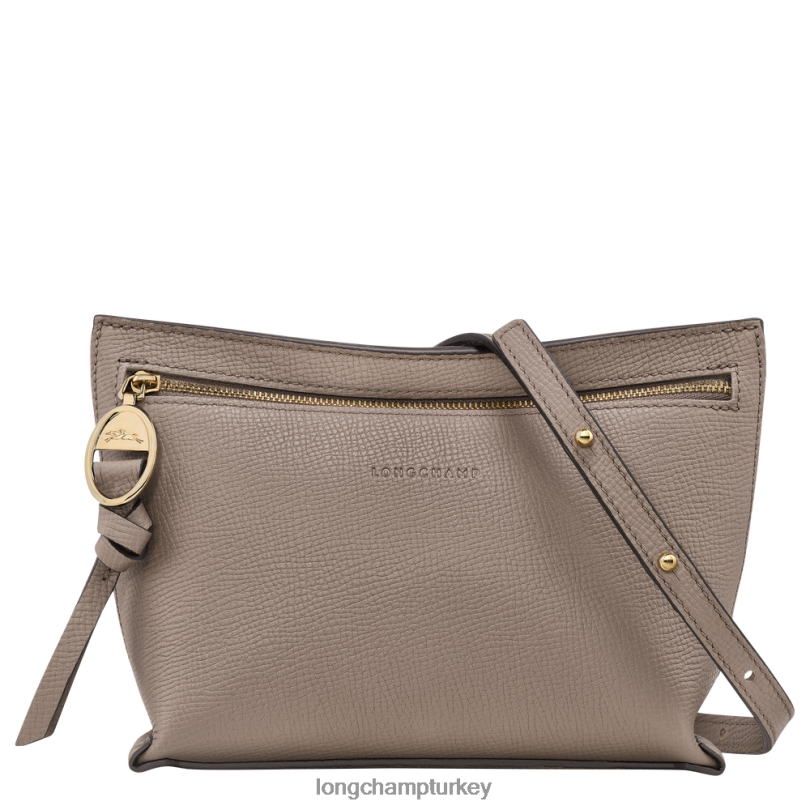 Longchamp çanta boz kahverengi kadınlar posta kutusu çapraz askılı çanta NJPBL308