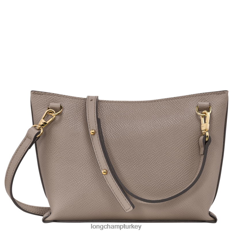 Longchamp çanta boz kahverengi kadınlar posta kutusu çapraz askılı çanta NJPBL308