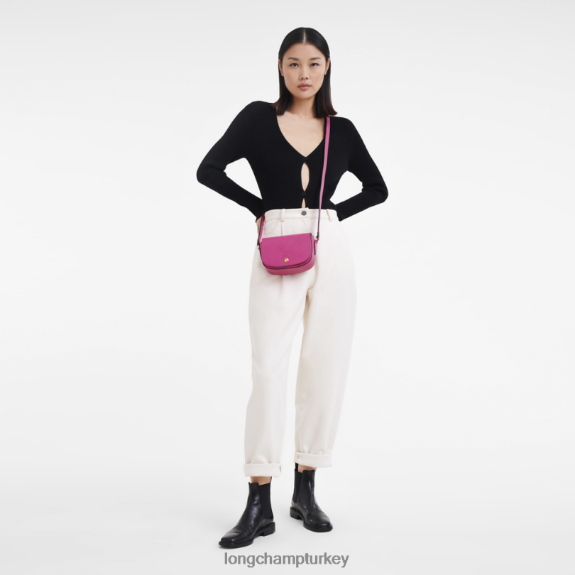 Longchamp çanta fuşya kadınlar epure çapraz askılı çanta NJPBL291