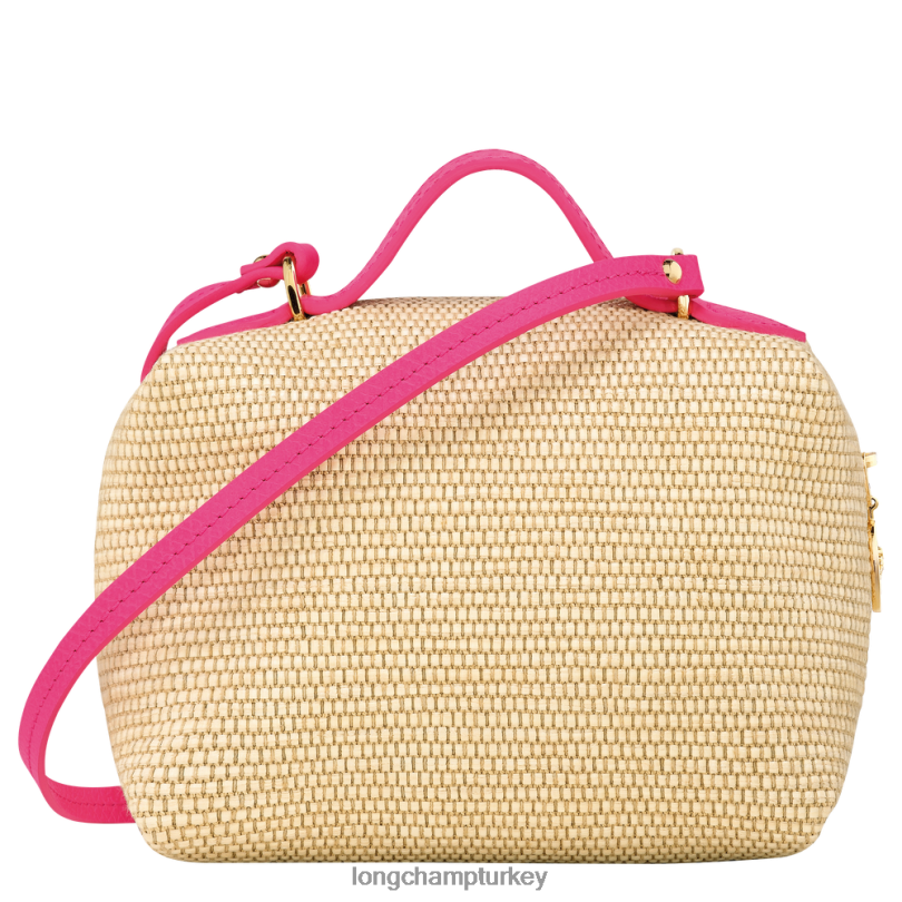 Longchamp çanta fuşya kadınlar le panier pliage makyaj NJPBL217