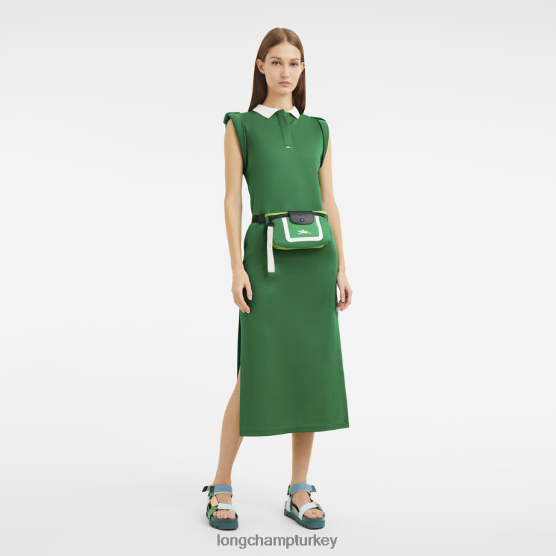Longchamp çanta çimen/yeşil ışık kadınlar le pliage koleksiyonu bel çantası NJPBL212