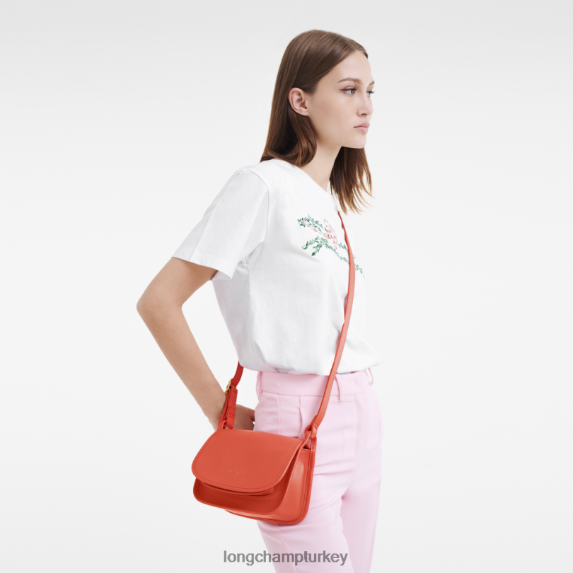 Longchamp çanta turuncu kadınlar le foulonne çapraz çanta NJPBL262