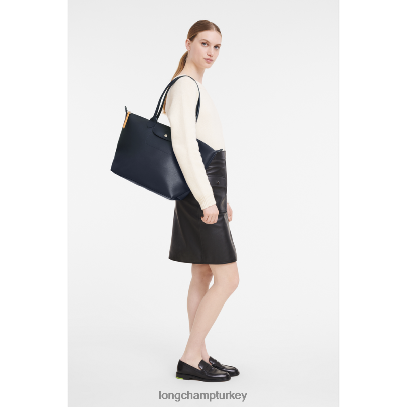 Longchamp çanta Donanma kadınlar le pliage şehir çantası NJPBL351