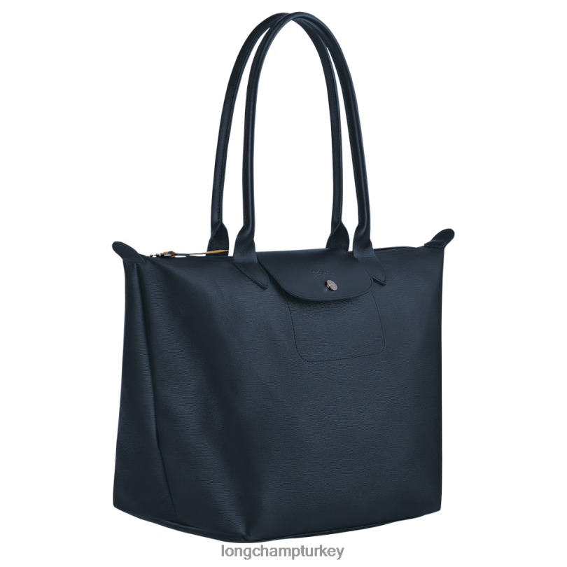 Longchamp çanta Donanma kadınlar le pliage şehir çantası NJPBL351