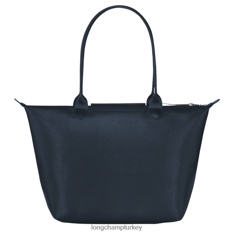 Longchamp çanta Donanma kadınlar le pliage şehir çantası NJPBL351