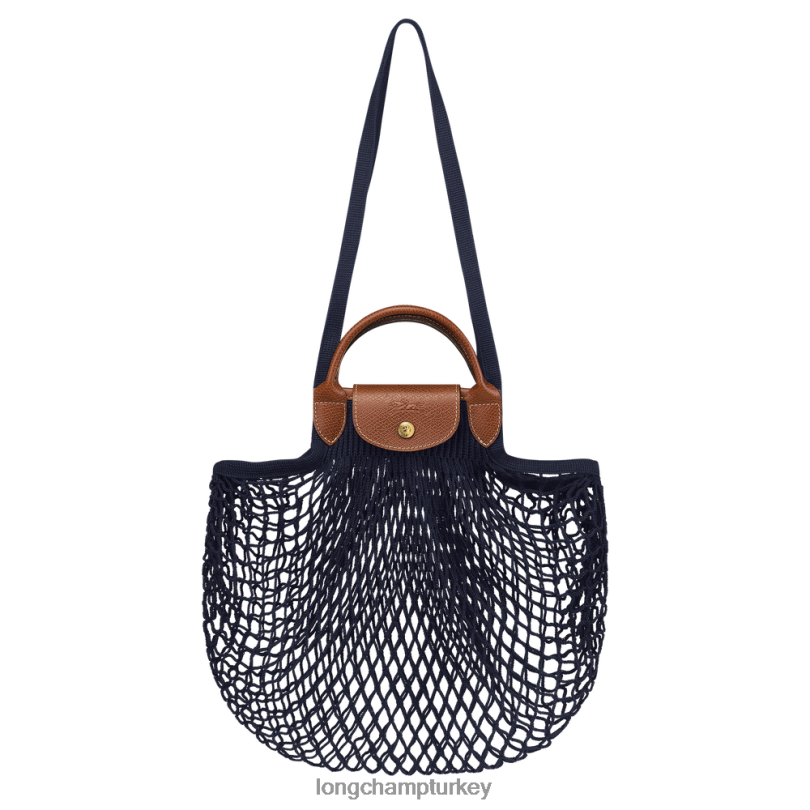 Longchamp çanta Donanma kadınlar le pliage file file çanta NJPBL5