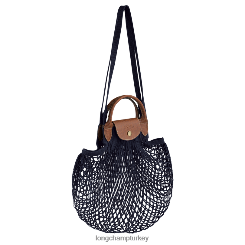 Longchamp çanta Donanma kadınlar le pliage file file çanta NJPBL5