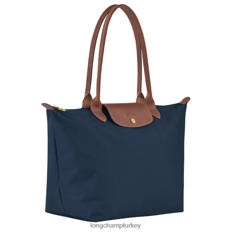 Longchamp çanta Donanma kadınlar le pliage orijinal taşıma çantası NJPBL417
