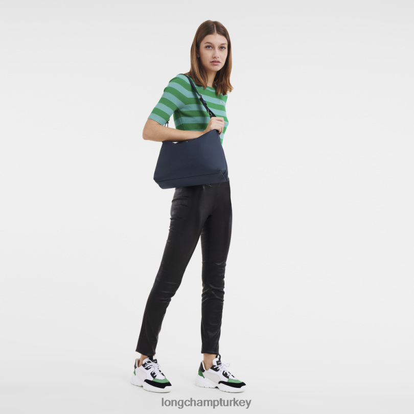 Longchamp çanta Donanma kadınlar le pliage xtra hobo çanta NJPBL395