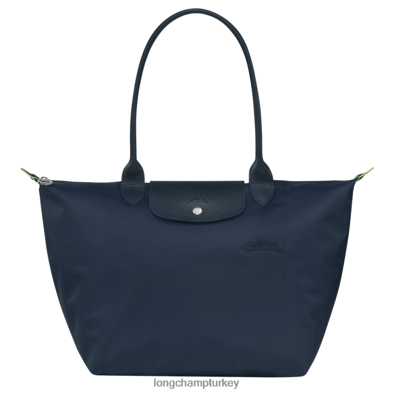 Longchamp çanta Donanma kadınlar le pliage yeşil tote çanta NJPBL406
