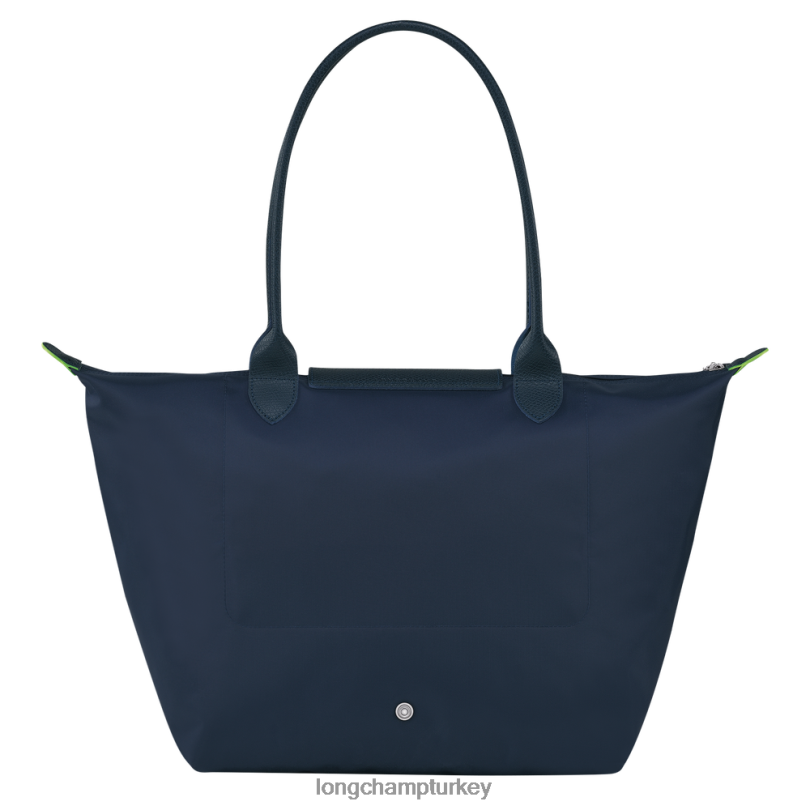 Longchamp çanta Donanma kadınlar le pliage yeşil tote çanta NJPBL406