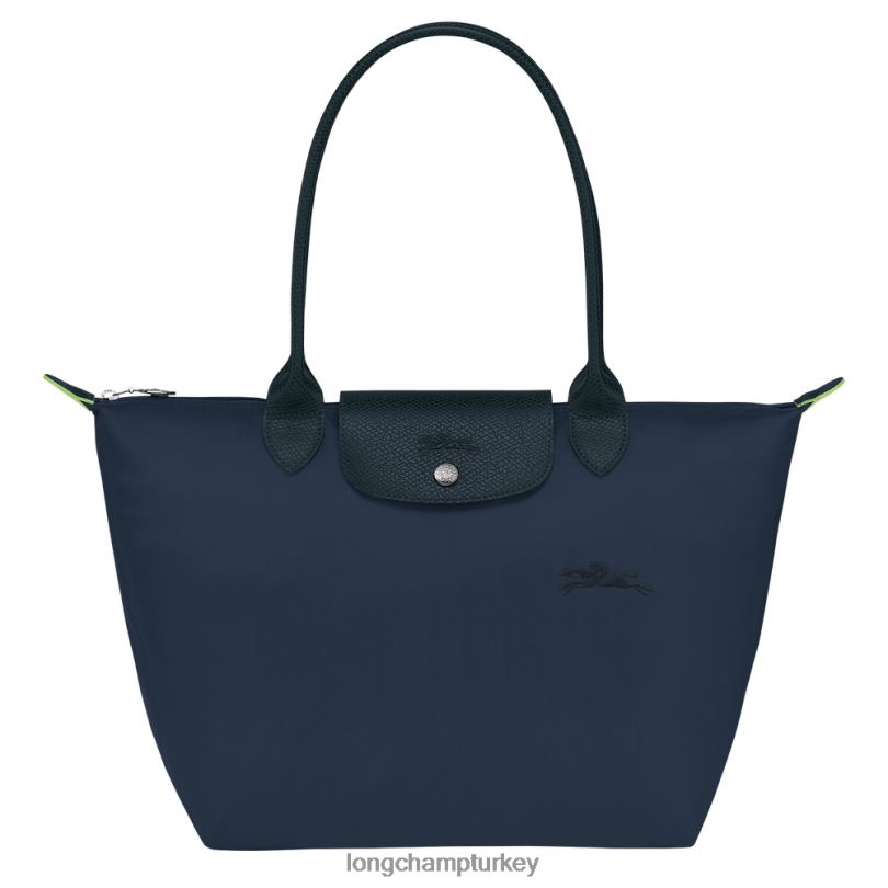 Longchamp çanta Donanma kadınlar le pliage yeşil tote çanta NJPBL412