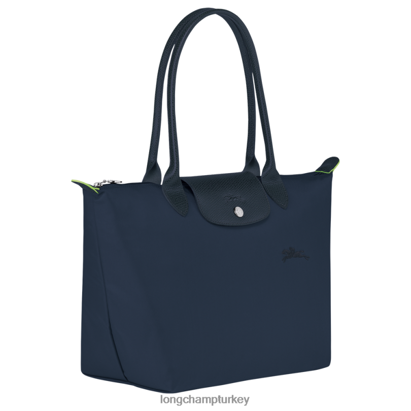 Longchamp çanta Donanma kadınlar le pliage yeşil tote çanta NJPBL412