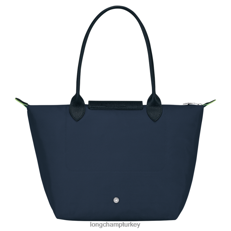 Longchamp çanta Donanma kadınlar le pliage yeşil tote çanta NJPBL412