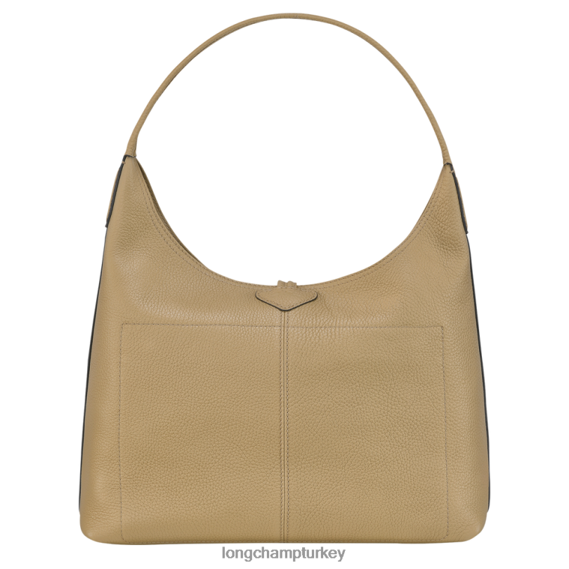 Longchamp çanta bej kadınlar Roseau Essential Hobo Çanta NJPBL32